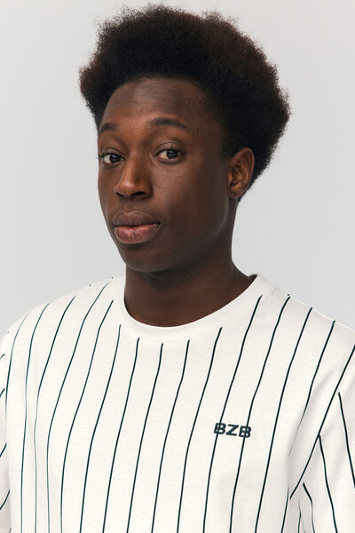 T-shirt rayures baseball
