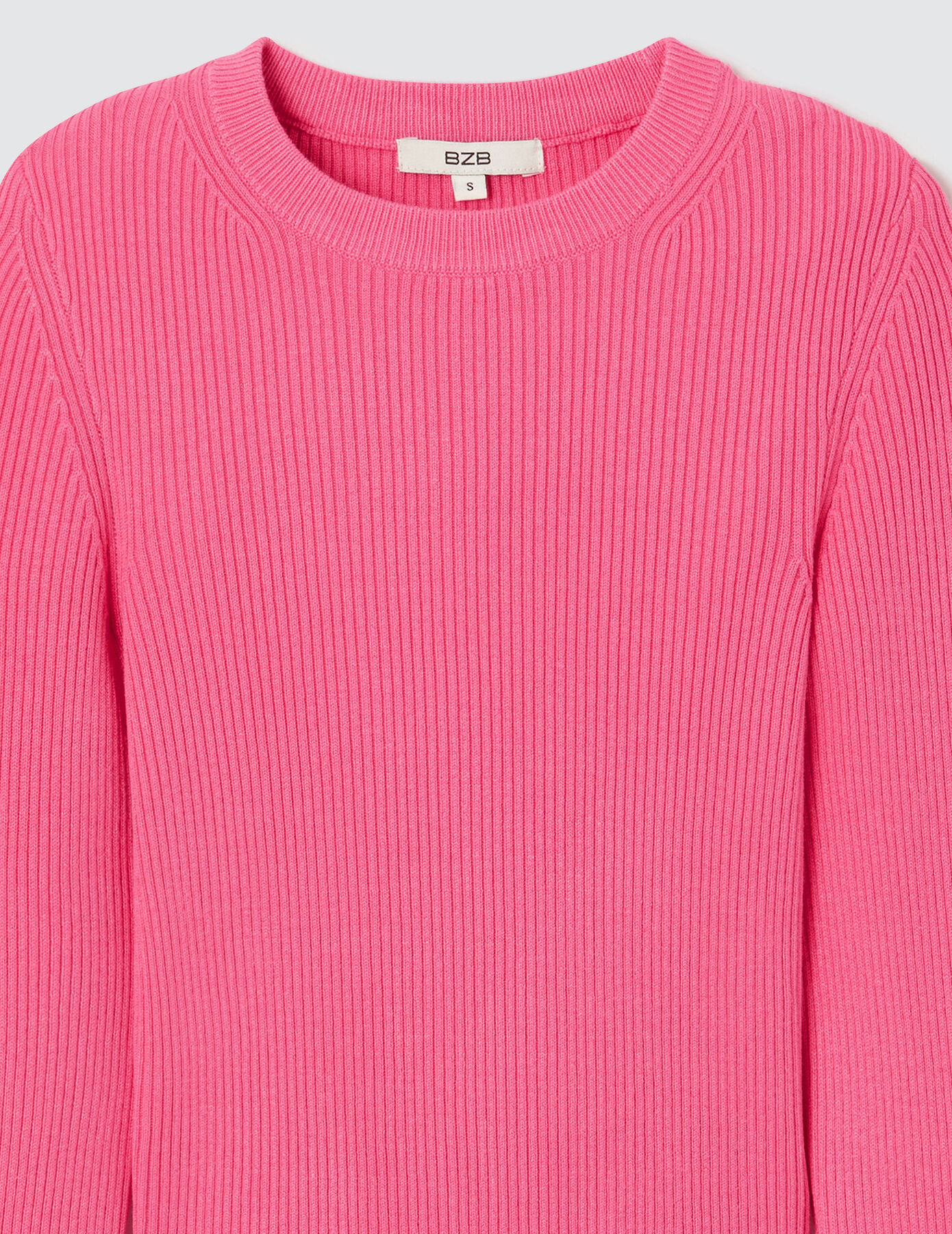 Pull côtelé uni