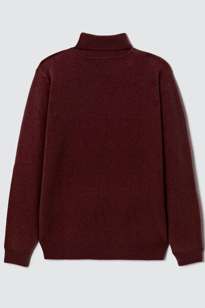 Pull col roulé en laine