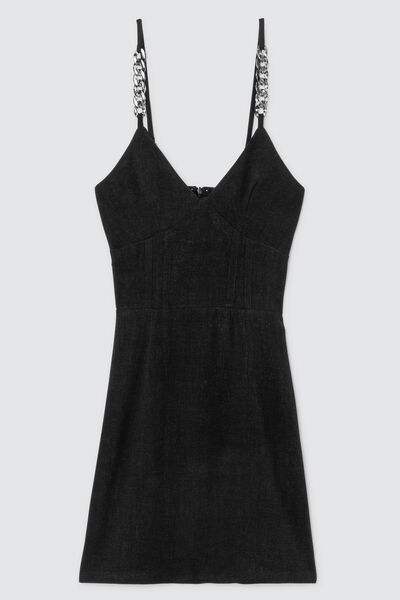 Robe courte bretelles fantaisies