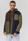 Surchemise polaire colorblock