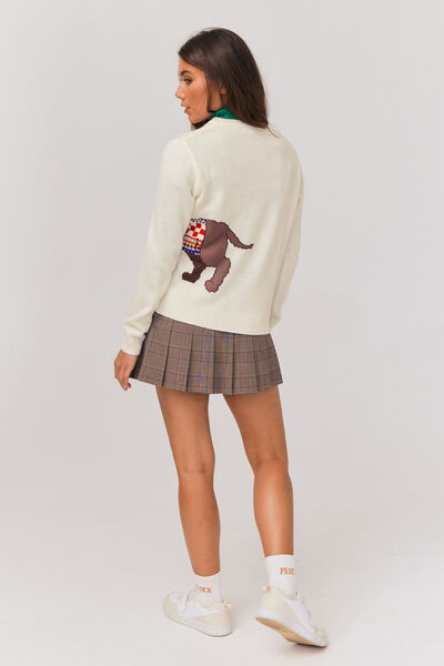 Pull de Noël teckel
