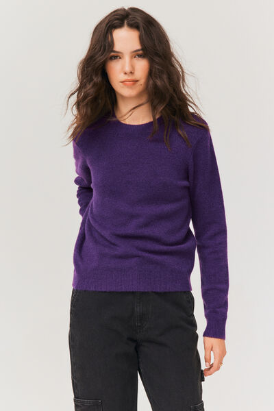 Pull col rond uni