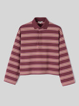 T-shirt col polo ray&eacute;