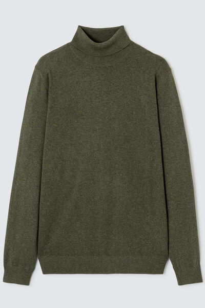 Pull col roulé