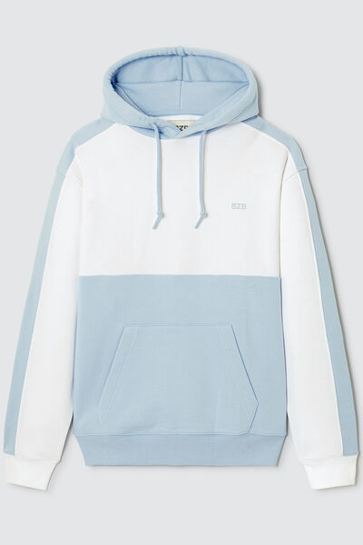 Sweat à capuche colorblock