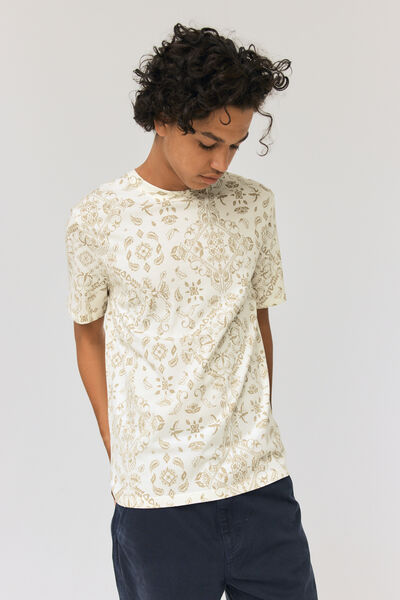 T-shirt imprimé folk