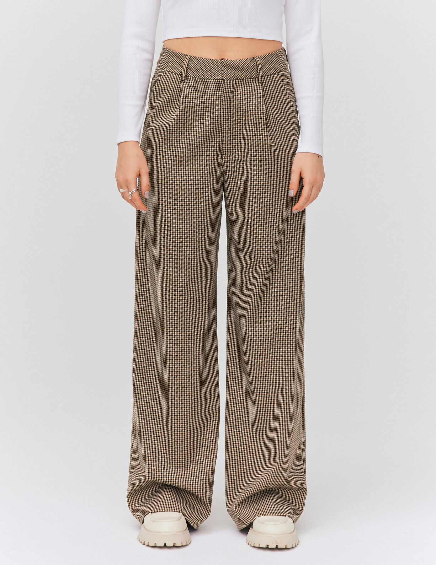 Pantalon à carreaux
