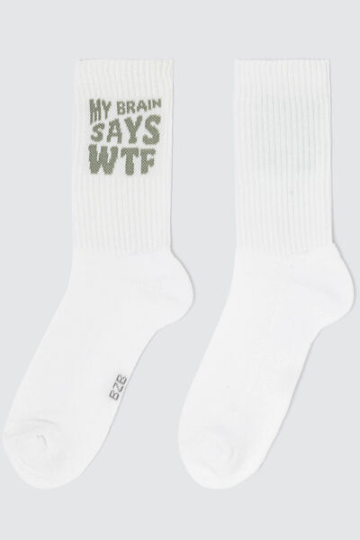 Chaussettes unitaires wording
