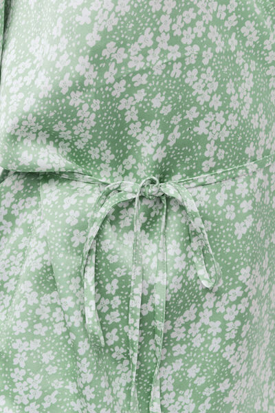 Blouse cache coeur satinée
