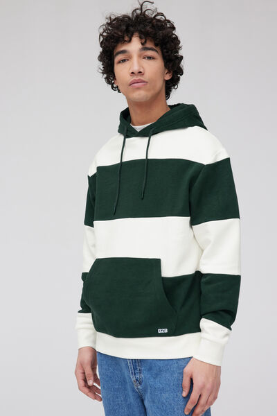Sweatshirt maxi rayures