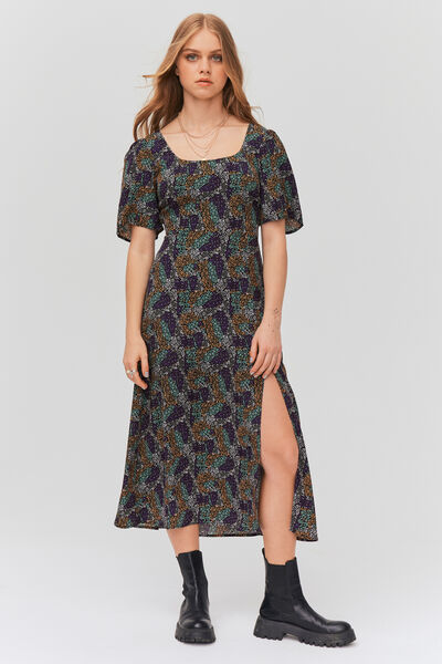 Robe longue dos ouvert