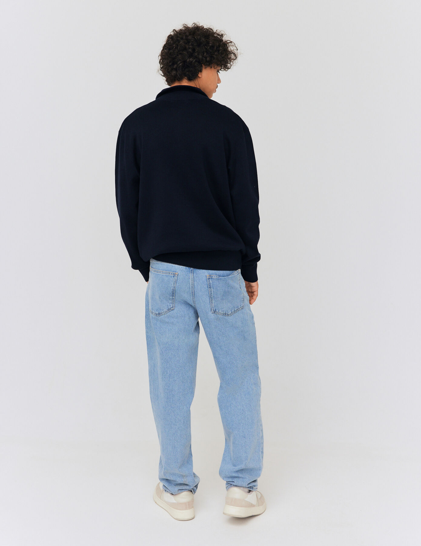 Pull col montant zippé