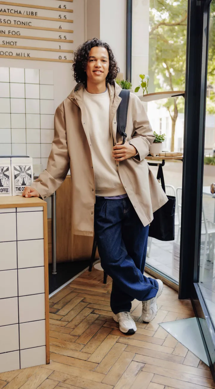 Le look parka légère à capuche, deuxième vue