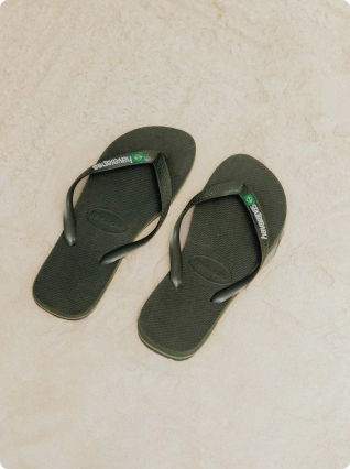 Havaianas noir bresil