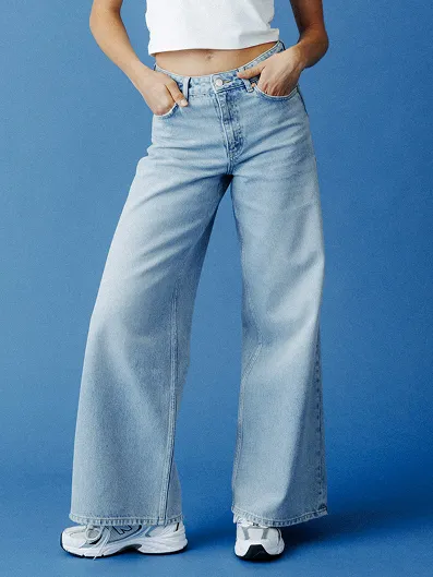 Jean coupe Wide Leg femme