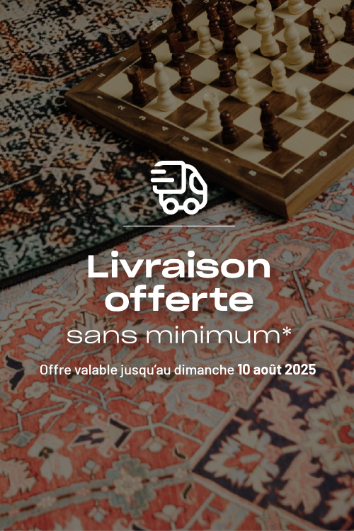 Livraison offerte sans minimum d'achat
