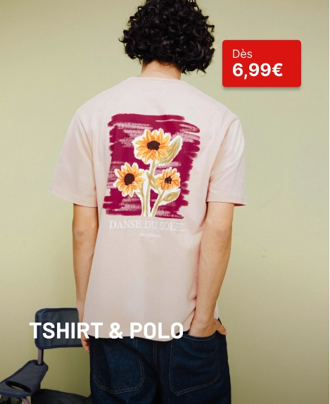 T shirt polo  outlet homme