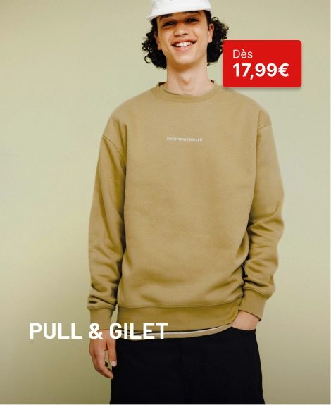 pull gilet outlet homme