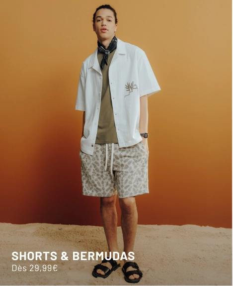 Short bermuda homme