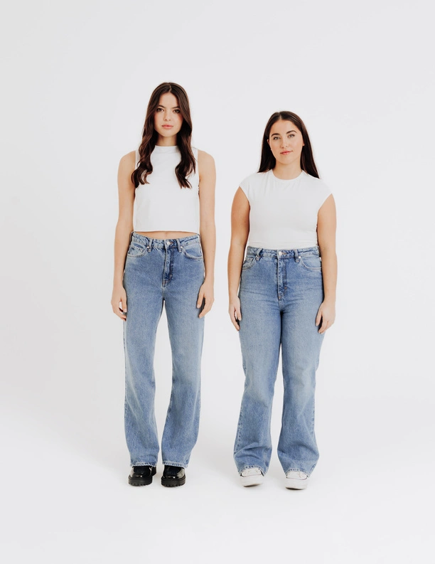 straight taille haute