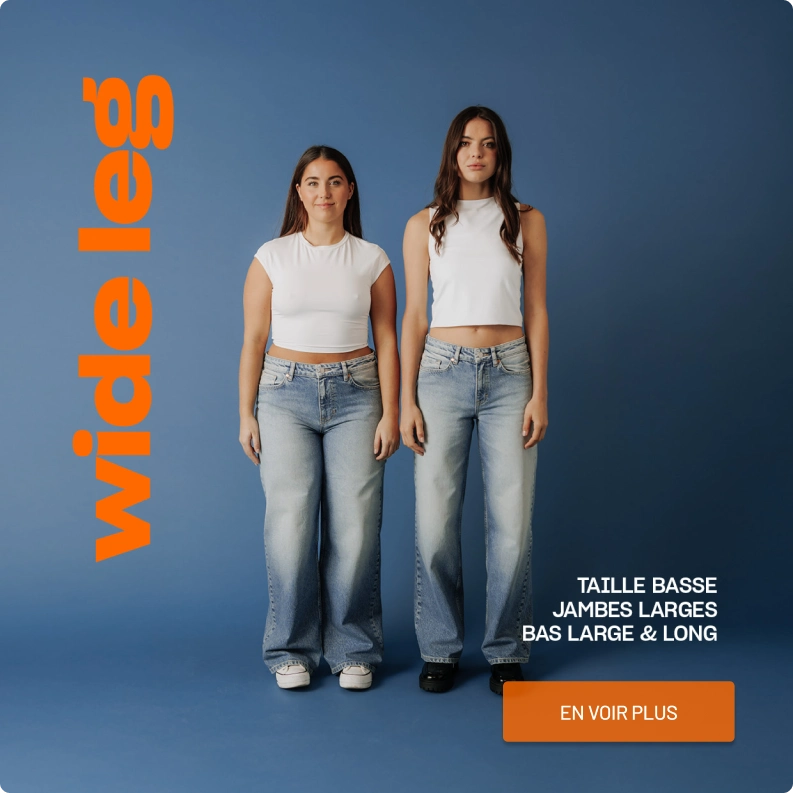 Wide Leg taille basse