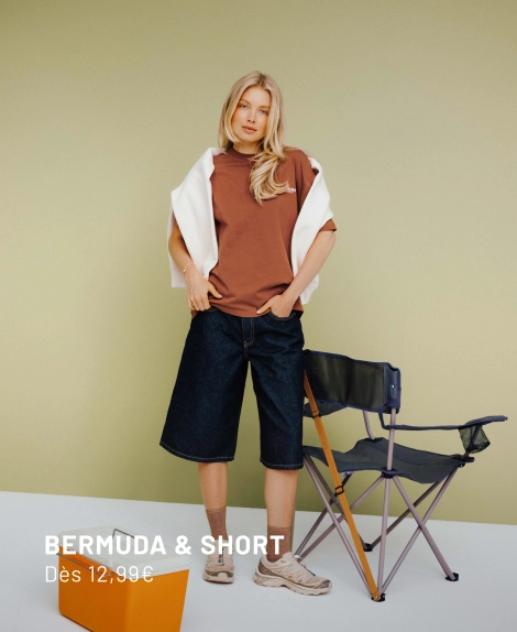 short bermuda femme