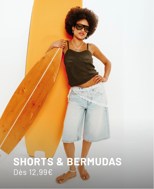 Short bermuda femme
