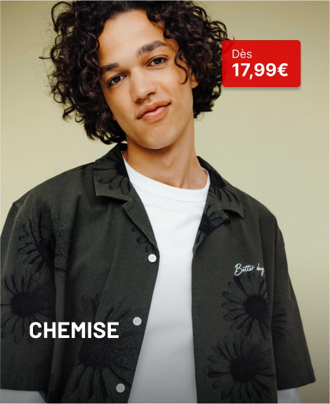 Chemise outlet homme