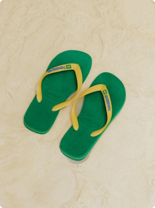 Havaianas vertes bresil