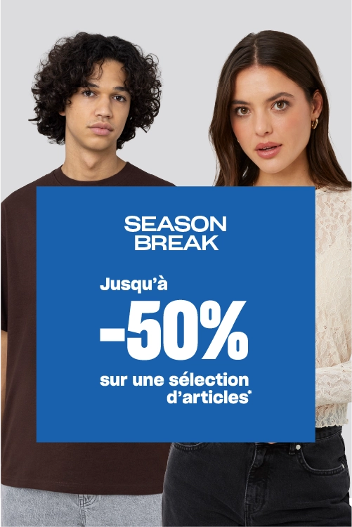 season break femme jusqu'a -50%