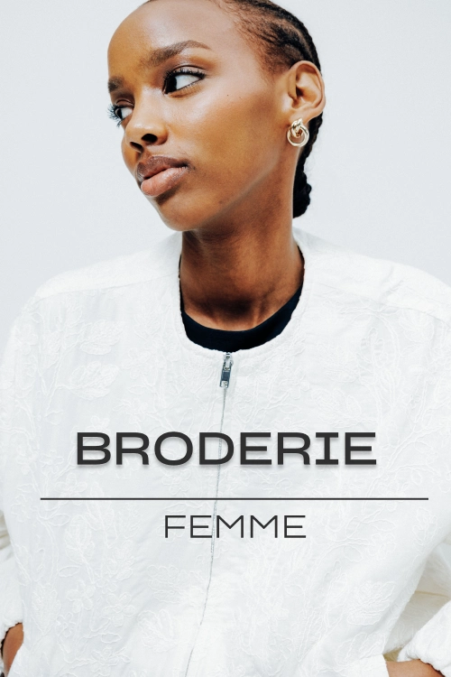 Vetements broderie femme
