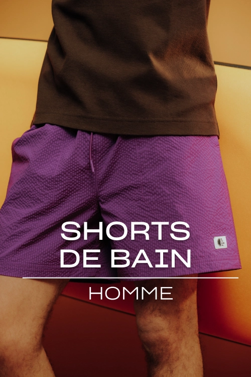 short de bain homme