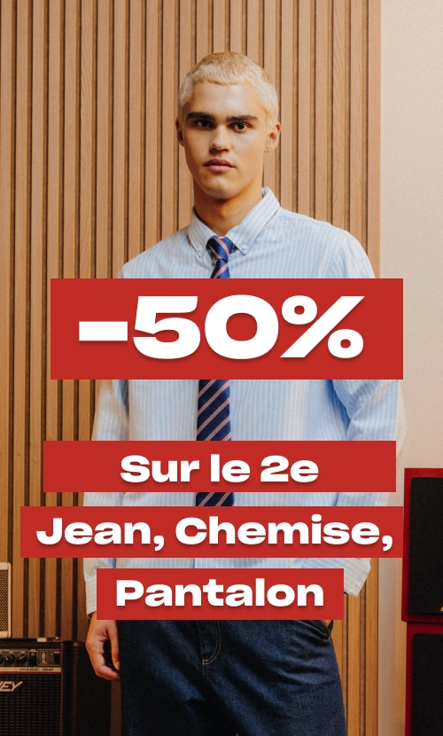 Op noel homme-50% sur le 2e haut
