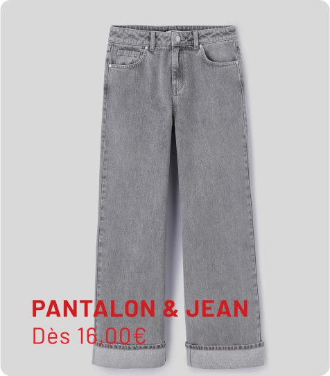 soldes pantalon jean femme