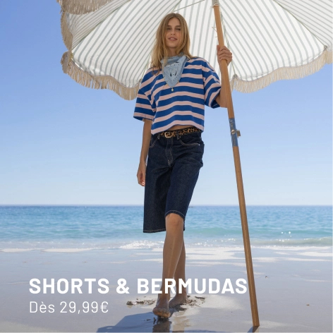 Short bermuda femme