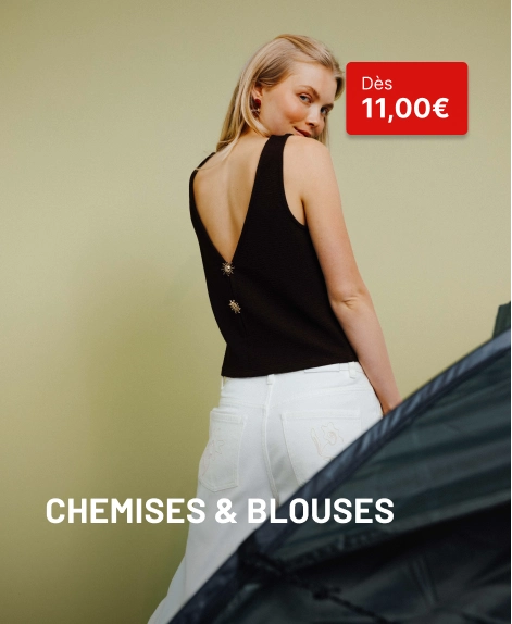 chemise blouse outlet femme