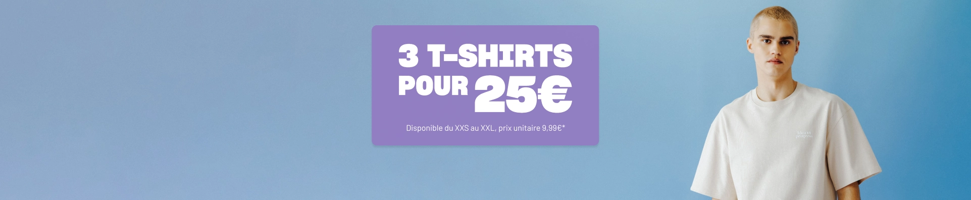 lot tshirt homme 3 pour 25€
