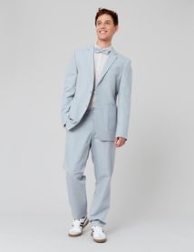 Costume Bleu Gris