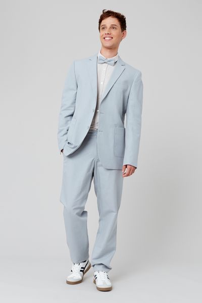 Costume Bleu Gris