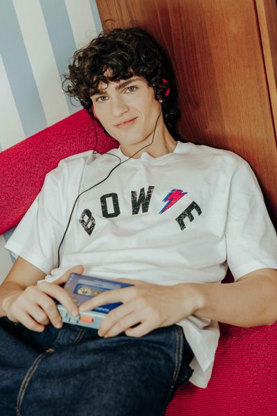 Ensemble "T-shirt Bowie et Veste"