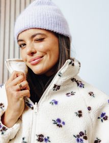 Ensemble Sherpa et Jupe en velours