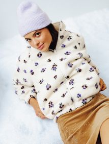 Ensemble Sherpa et Jupe en velours