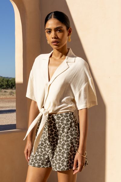 Ensemble "Short Brod&eacute; et Top"