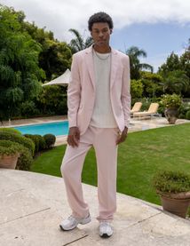 Ensemble "Costume & D&eacute;bardeur Ajour&eacute;"