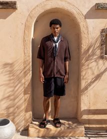 Ensemble "Marron & Tricot"