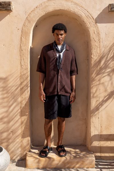 Ensemble "Marron & Tricot"