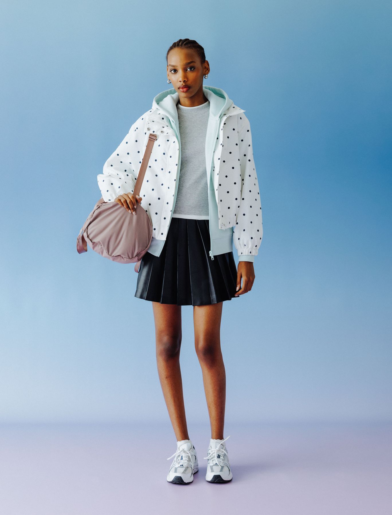 Ensemble "Veste &agrave; pois"