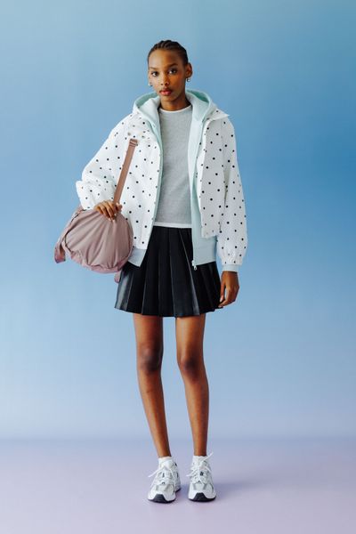 Ensemble "Veste &agrave; pois"