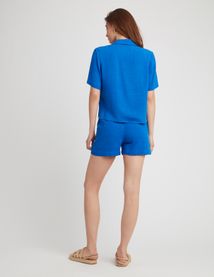 Ensemble Chemise et short lin mélangé